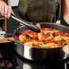 10-QTDeepSauteLifestyle1.jpg Hybrid Deep Sauté Pan with Lid. 10-QT
