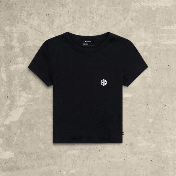 AP0301W-A.jpg Classic Logo Badge Women-s Cropped Tee — M
