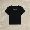 AP0301W-B.jpg Classic Logo Badge Women-s Cropped Tee — M