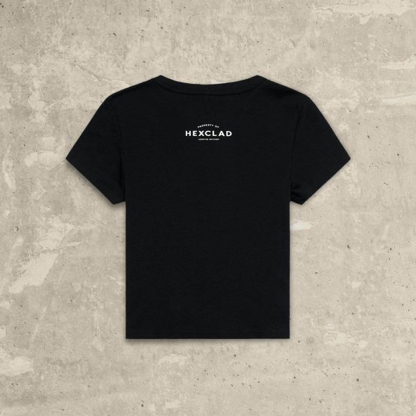 AP0301W-B.jpg Classic Logo Badge Women-s Cropped Tee — M