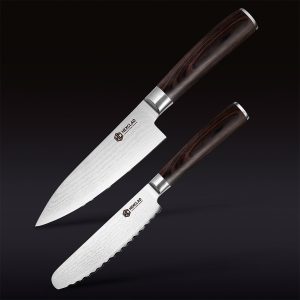 Artboard1_1_364e8044-e9e9-4eba-a2f9-6f29ab0415ac_1.jpg Damascus Steel Starter Knife Set. 2-pc (Espresso)