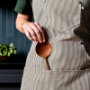 Eco Modern Apron (Classic Stripe. Forest)