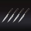 Damascus_Steel_Steak_Knife_Set_4-pc_Espresso.jpg Steak Knife & Bistecca Plate Set. 8-pc (Espresso)