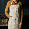 Ecru-1.png Eco Modern Apron (Ecru)