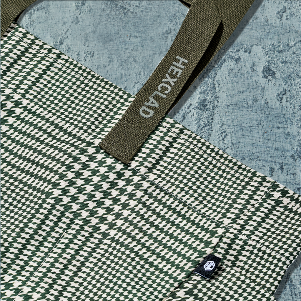GreenHoundstooth-2.png The Everything Everywhere Bag (Houndstooth-Forest)