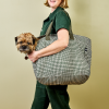 GreenHoundstooth-6.png The Everything Everywhere Bag (Houndstooth-Forest)