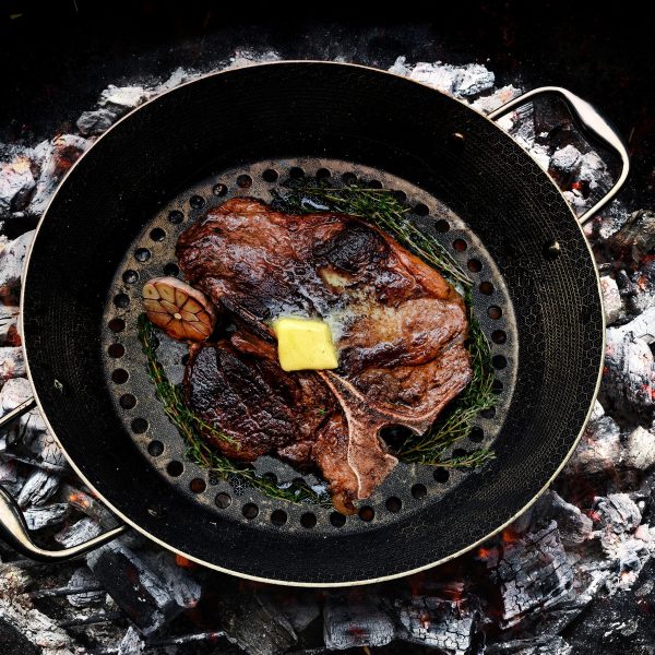 Grillpan-Steak-Edit-sq_381d8e5a-c11a-4bd5-b1fa-9a7d045bb7cb.jpg HexClad BBQ Grill Pan + Meat Cleaver Bundle