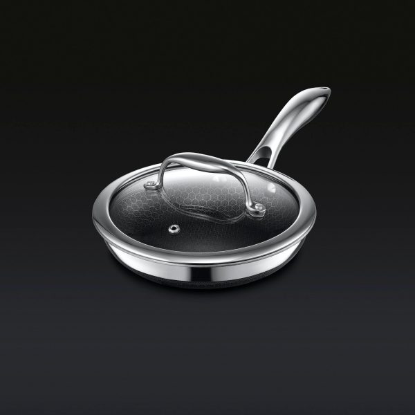 HC_7-7InchLid_OnPan_BLACK.jpg Tempered Glass Lid, 7”