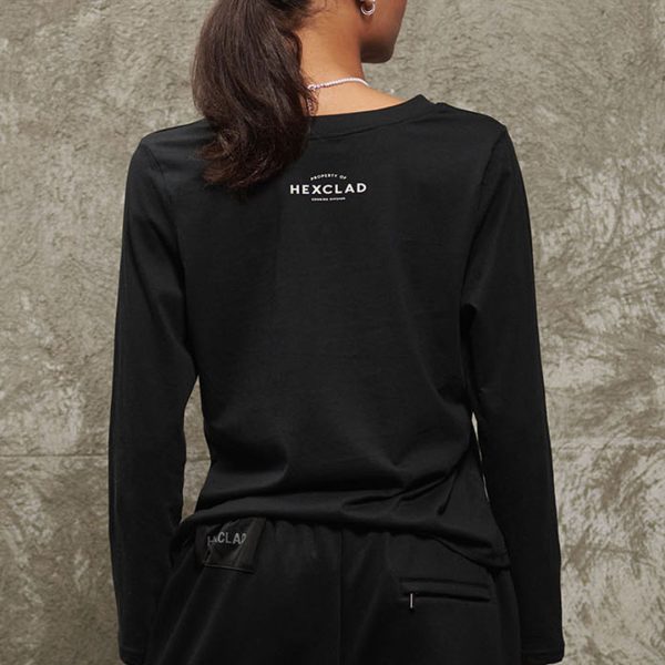 HEXCLAD_lifestyle_15-1.jpg Cursive Hexclad Women's Long-Sleeve T-Shirt