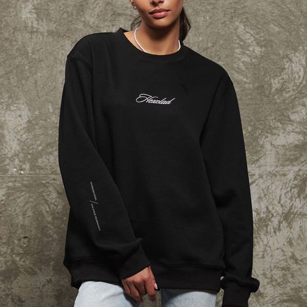 HEXCLAD_lifestyle_36.jpg Cursive Hexclad Unisex Crew Neck Sweatshirt — XS
