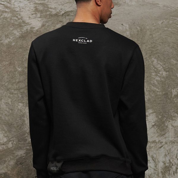 HEXCLAD_lifestyle_81.jpg Cursive Hexclad Unisex Crew Neck Sweatshirt — XS