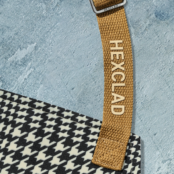 HOUNDSTOOTH_ONYX-D-1.png Eco Modern Apron (Houndstooth-Onyx)