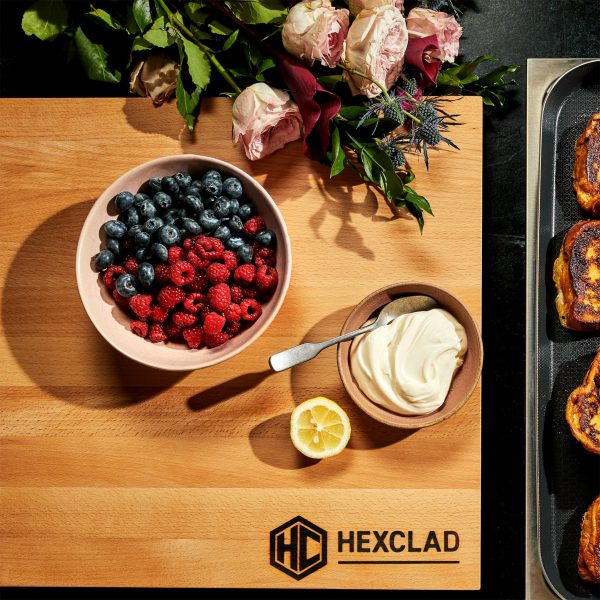 HexClad_03.21.24_13.jpg Beechwood Cutting Board. Extra-Large
