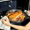 HexClad_14_HybridPan_CWPNLD14-C_Oven_052924_KF_02_SQUARE_1.jpg Hybrid Fry Pan with Lid. 14″