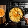 HexClad_4.5QTDeepSautePan_CWSPLD45-C_BigBatchOnePotMacAndCheese_010924_KF_03_SQUARE.jpg Hybrid Deep Sauté Pan with Lid. 4.5-Qt