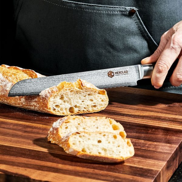 HexClad_BreadKnife_CTBK08_053024_KF_01-1.jpg Damascus Steel Serrated Bread Knife. 8″ (Green)