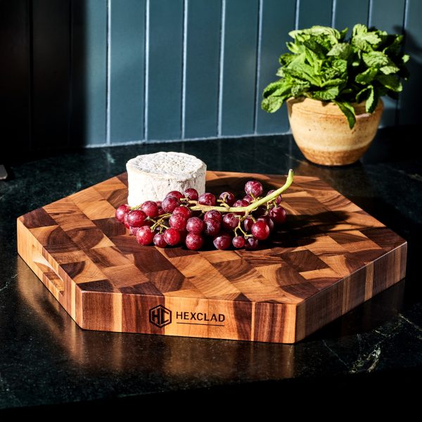 HexClad_EndGrainWalnutCuttingBoard_KWWB15-EG_071625_KF_03.jpg End Grain Walnut Charcuterie Board