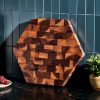 HexClad_EndGrainWalnutCuttingBoard_KWWB15-EG_6PCDamascusSteelKnifeSetwithBlock_6DKWNKB_071625_KF_01.jpg End Grain Walnut Charcuterie Board