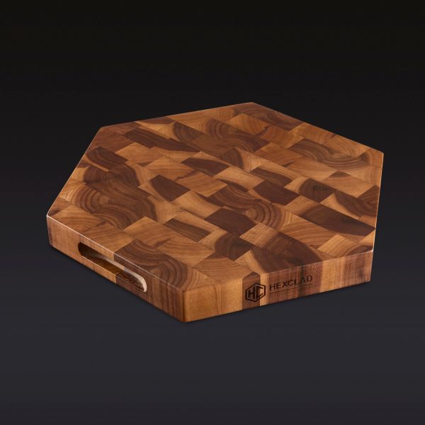 HexClad_EndGrainWalnutCuttingBoard_KWWB15-EG_Angled_Black_0725.jpg End Grain Walnut Charcuterie Board