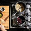 Hybrid Saucepan with Lid. 1-Qt