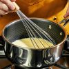 HexClad_Hybrid2QtPot_CWPTLD02-C_CauliflowerCheese_041724_KF_01_SQUARE.jpg Hybrid Saucepan With Lid. 2-Qt