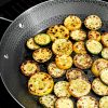 HexClad_HybridBBQGrillPan_CWBQ12-C_WarmGrilledZucchiniFeta_BasilSalad_041924_KF_01.jpg HexClad BBQ Grill Pan + Meat Cleaver Bundle