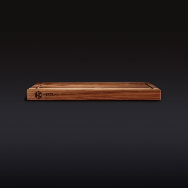 HexClad_MediumWalnutBoardV2_KWWB20-V2_Profile_Black_0225_AG.jpg Walnut Cutting Board. Medium