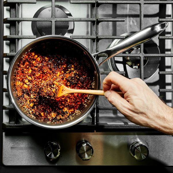 Hybrid Saucepan With Lid. 3-Qt