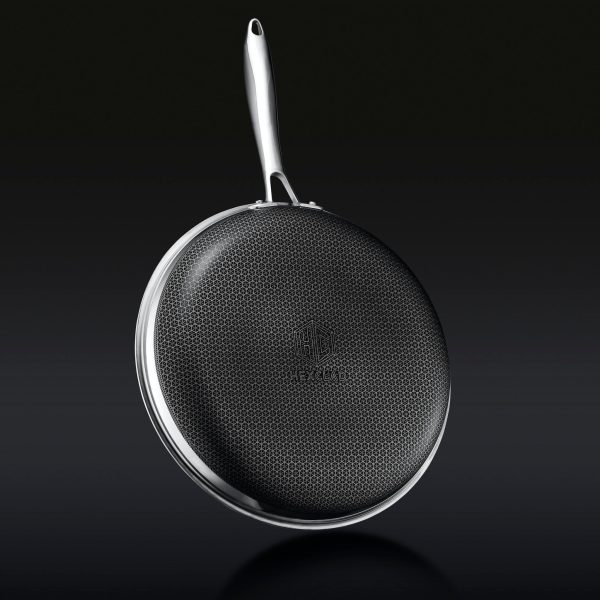 Hexclad_12inchPan_AngledBTM_e554adb4-7c66-40d9-85ac-17045007c81c.jpg Hybrid Pots & Pans Set. 12-pc