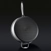 Hexclad_12inchPan_Bottom.jpg Hybrid Deep Sauté Pan with Lid. 5.5-Qt