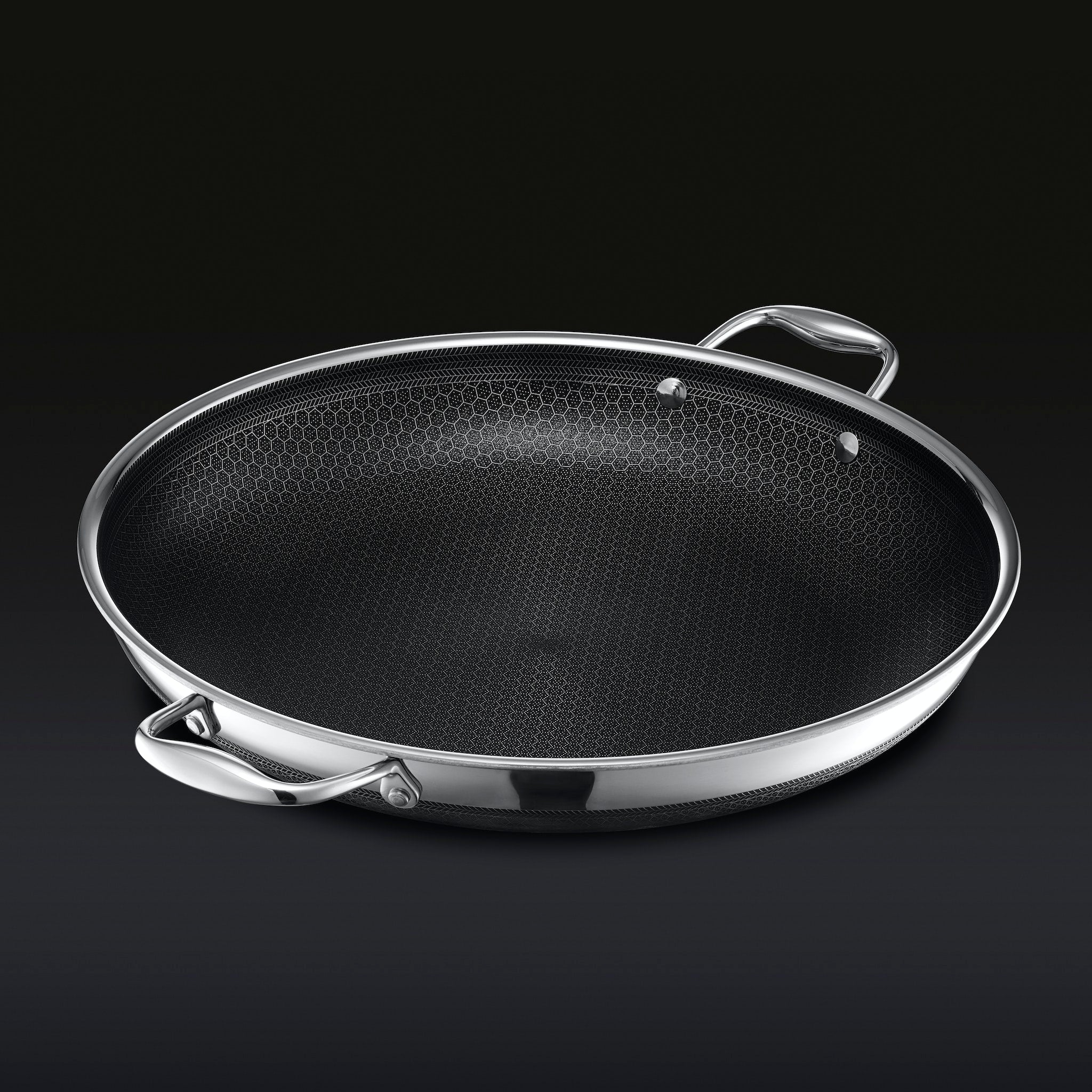 Hybrid Fry Pan with Lid. 14″