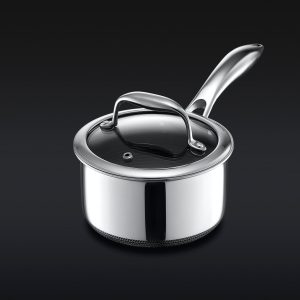Hexclad_1QTPot_34_LID_WHITE_2.jpg Hybrid Saucepan with Lid. 1-Qt