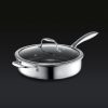 Hexclad_33QtPan_34View_Lid_BLACK.jpg Hybrid Deep Sauté Pan with Lid. 3.3-Qt