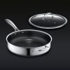 Hexclad_45QtPan_34View_Lid_BLACK.jpg Hybrid Deep Saut Pan/Chicken Fryer with Lid. 7-Qt