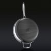 Hexclad_45QtPan_Bottom.jpg Hybrid Deep Sauté Pan with Lid. 4.5-Qt