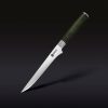 Damascus Steel Boning & Fillet Knife. 6″ (Green)