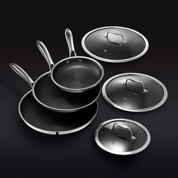 Hexclad_6Pc_Pans_Lids-and-Pan-Insides_BLACK_2048x_1-scaled-1.png Hybrid Fry Pan Set with Lids, 6pc