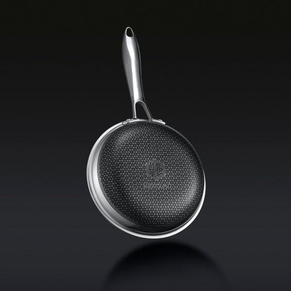 Hexclad_7inchPan_Bottom_c53ceab8-ac09-46b2-8f9b-d1cf8dacd800.jpg Hybrid Fry Pan with Lid. 7″