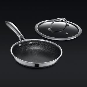 Hybrid Fry Pan with Lid. 8″
