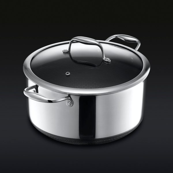 Hexclad_8QTPot_34_LID_BLACK.jpg Hybrid Stock Pot with Lid. 12-Qt