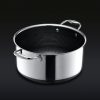 Hexclad_8QTPot_34_NoLID_BLACK.jpg Hybrid Stock Pot With Lid. 8-Qt