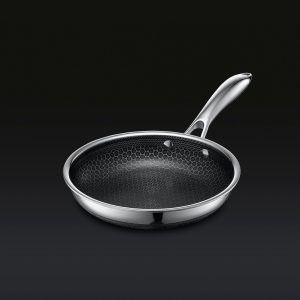Hexclad_8inchPan_34_NoLID_BLACK.jpg Hybrid Fry Pan. 8″