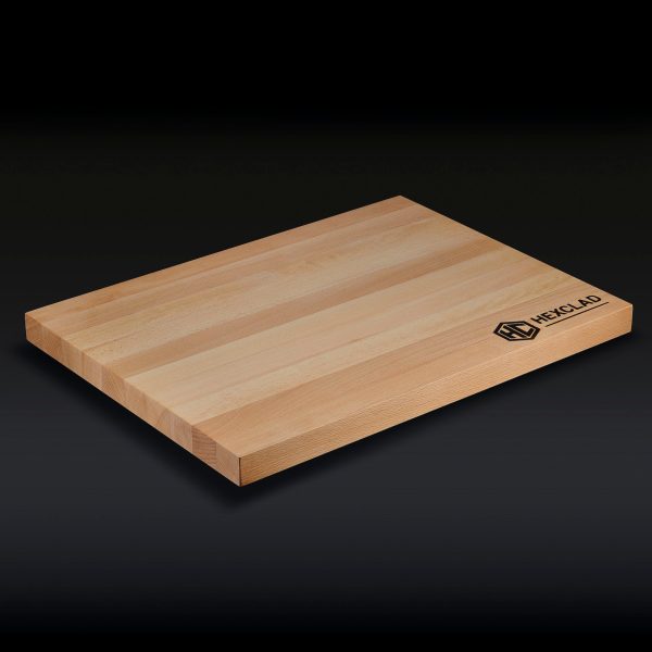 Hexclad_CuttingBoard_Angle_XLARGE_BLACK.jpg Beechwood Cutting Board. Extra-Large