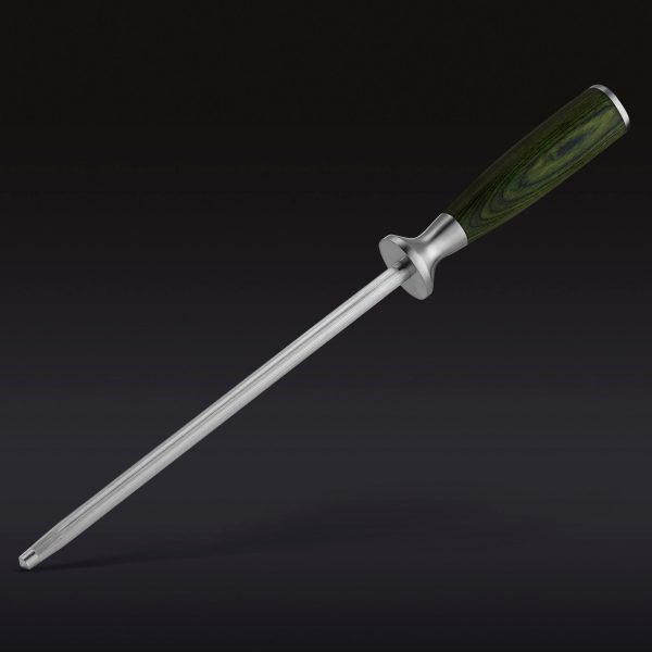 Hexclad_HoningSteel_34-1.jpg Honing Rod. 9 (Green)