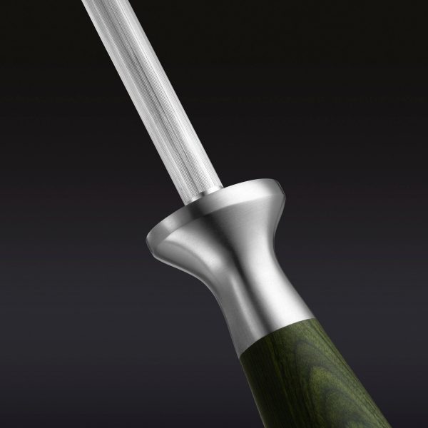 Hexclad_HoningSteel_Detail2-1.jpg Honing Rod. 9 (Green)