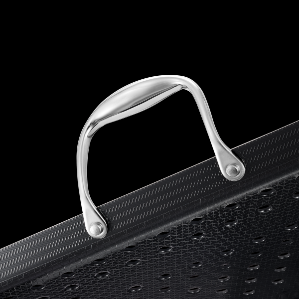 Hexclad_Hybrid-BBQ-GRilled-Topper_Handle-Detail_Final_black.png Hybrid BBQ Grill Topper. 16″