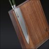 Hexclad_MagKnifeBlock_Detail2.jpg Damascus Steel Knife Set. 7-pc (Green)