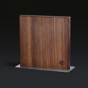 Hexclad_MagKnifeBlock_Left_BLACK_137b2c1d-d289-46ac-98cd-b9ea6b75cfac.jpg Magnetic Knife Block. Walnut