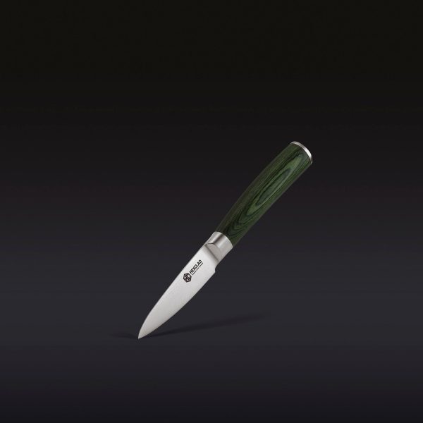 Hexclad_ParingKnife_34_cf122986-c10f-4488-a4de-699dc7675121.jpg Damascus Steel Paring Knife. 3.5″ (Green)