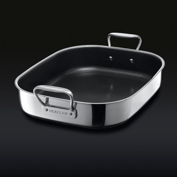 Hexclad_RoastingPan_34_ALT_NoRACK_BLACK.jpg Hybrid Roasting Pan with Rack